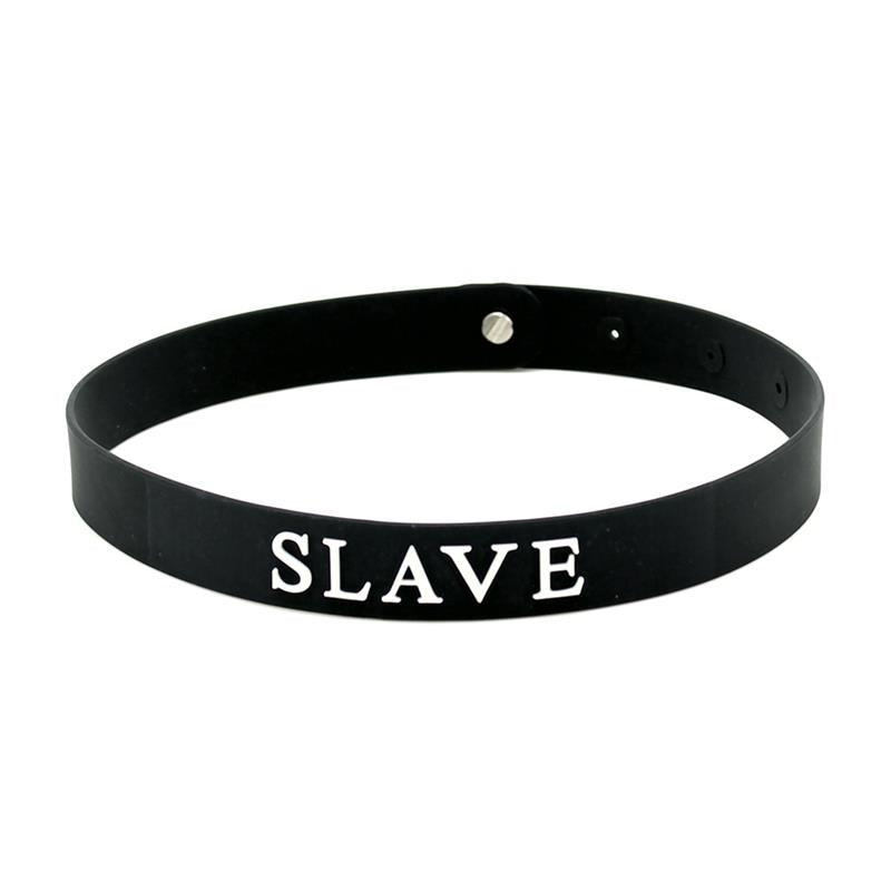 LATEX PLAY - COLLAR (SLAVE)  SILICONA