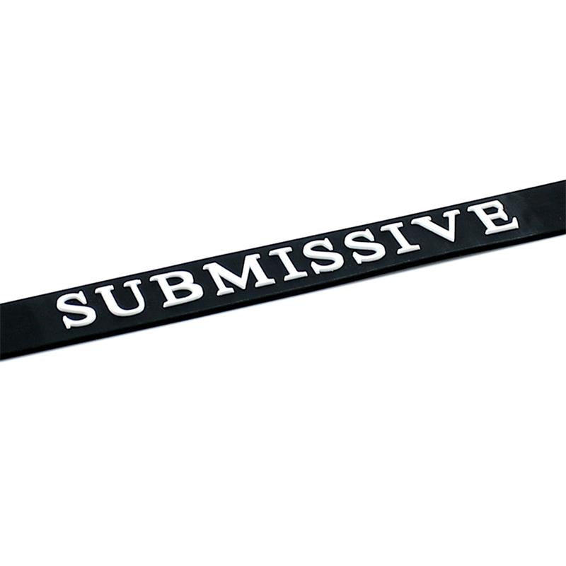 LATEX PLAY - COLLAR (SUBMISSIVE) SILICONA