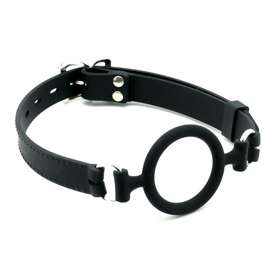 LATEX PLAY - MORDAZA CON ANILLO SILICONA