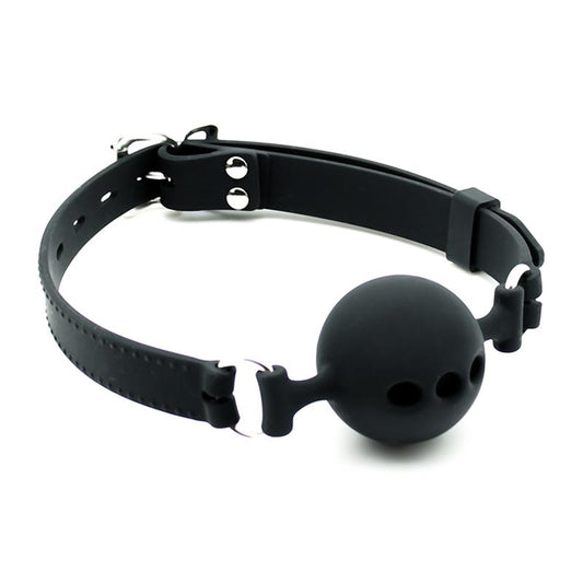 LATEX PLAY - MORDAZA CON BOLA  SILICONA