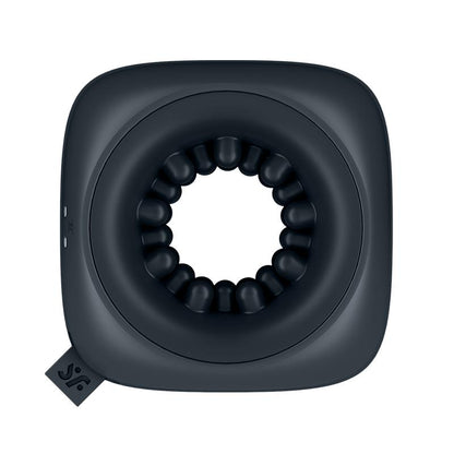 SATISFYER - RING STROKER ANILLO MATURBADOR TAMAÑO VIAJE NEGRO