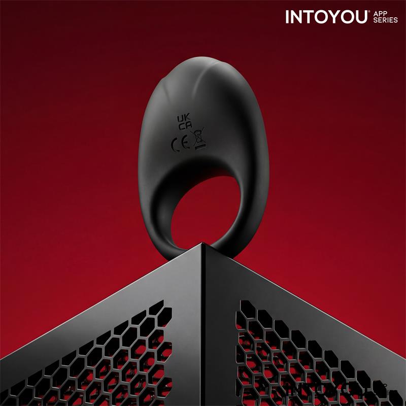 INTOYOU APP SERIES - RINGO ANILLO VIBRADOR CON APP UNIBODY NEGRO