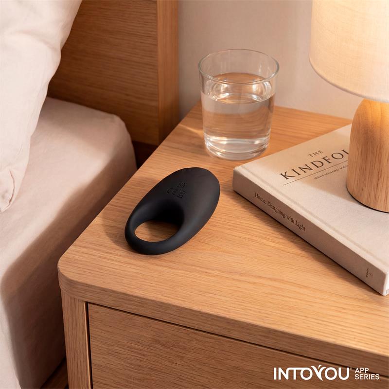 INTOYOU APP SERIES - RINGO ANILLO VIBRADOR CON APP UNIBODY NEGRO