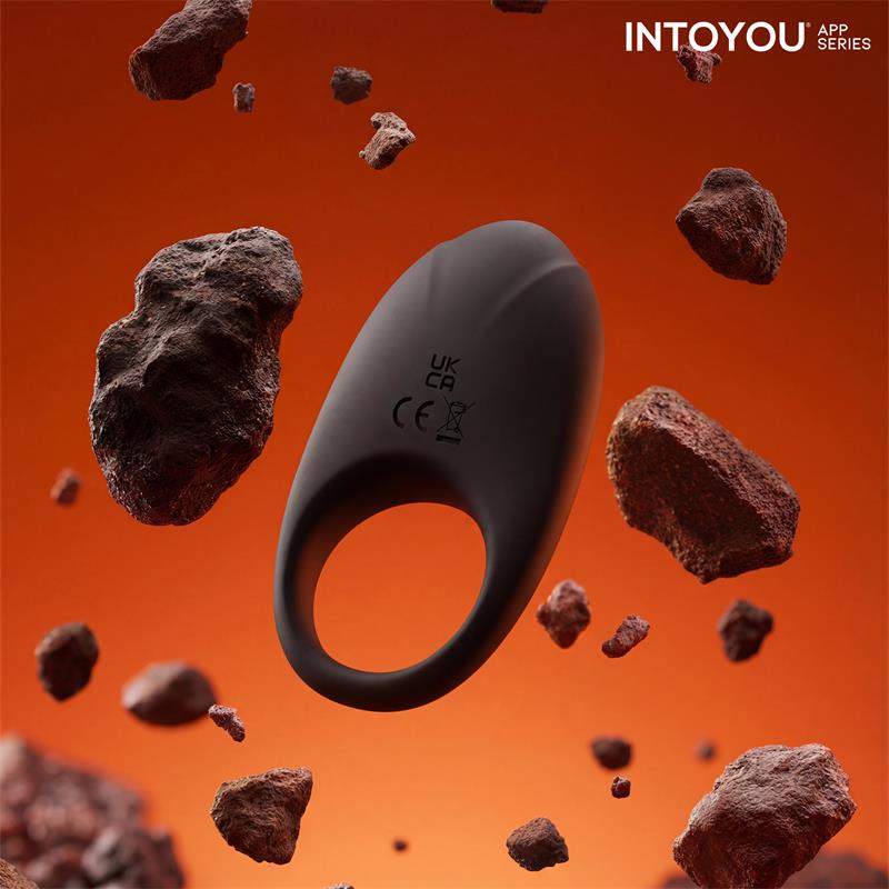 INTOYOU APP SERIES - RINGO ANILLO VIBRADOR CON APP UNIBODY NEGRO
