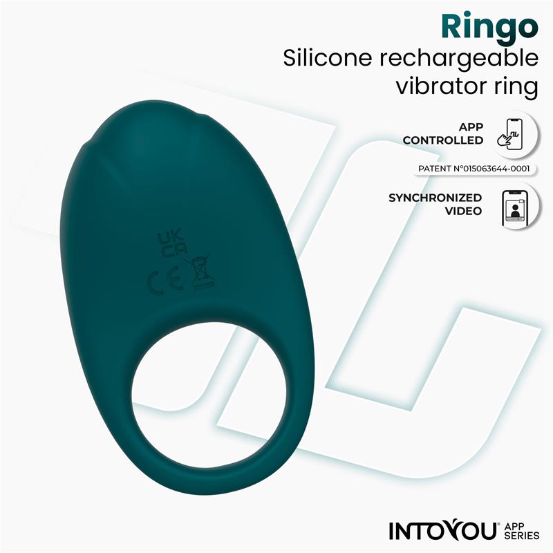 INTOYOU APP SERIES - RINGO ANILLO VIBRADOR CON APP UNIBODY VERDE
