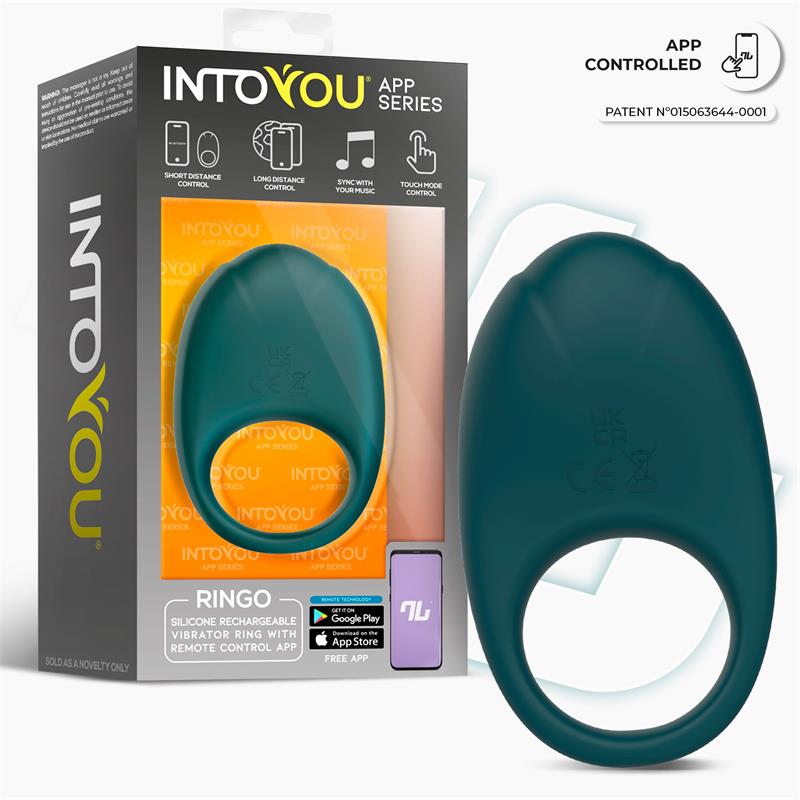 INTOYOU APP SERIES - RINGO ANILLO VIBRADOR CON APP UNIBODY VERDE