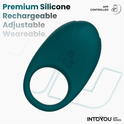 INTOYOU APP SERIES - RINGO ANILLO VIBRADOR CON APP UNIBODY VERDE