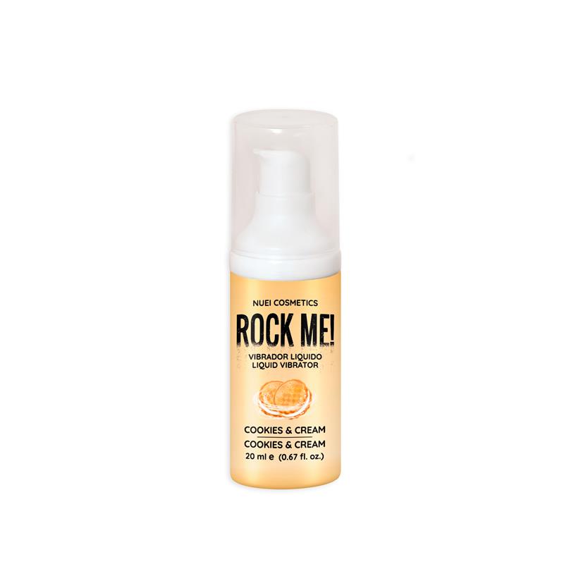 NUEI COSMETICS - ROCK ME! VIBRADOR LIQUIDO COOKIES AND CREAM 20 ML