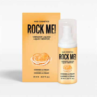 NUEI COSMETICS - ROCK ME! VIBRADOR LIQUIDO COOKIES AND CREAM 20 ML
