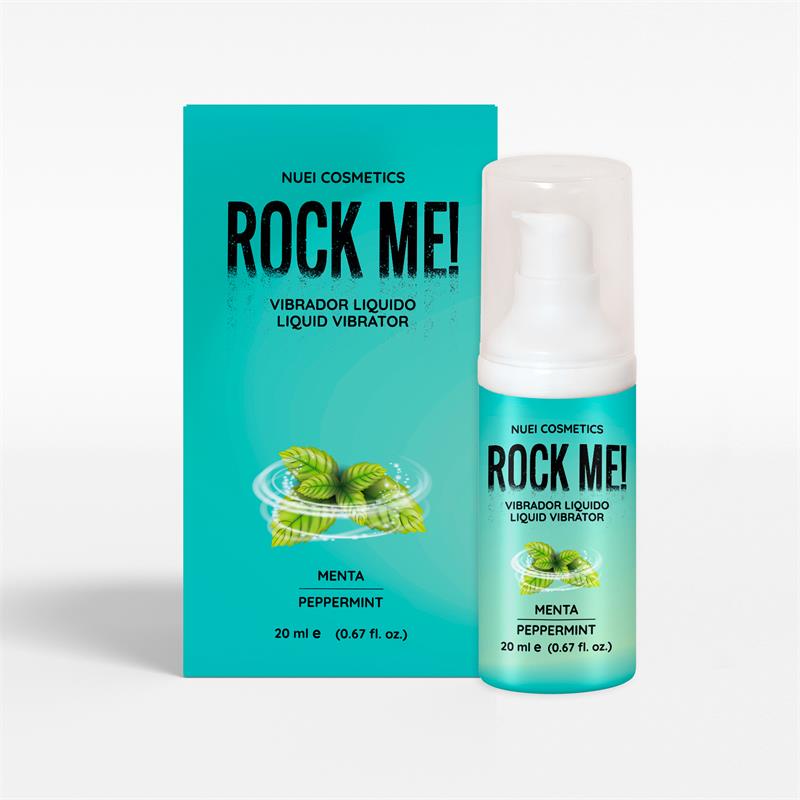 NUEI COSMETICS - ROCK ME! VIBRADOR LIQUIDO MENTA 20 ML