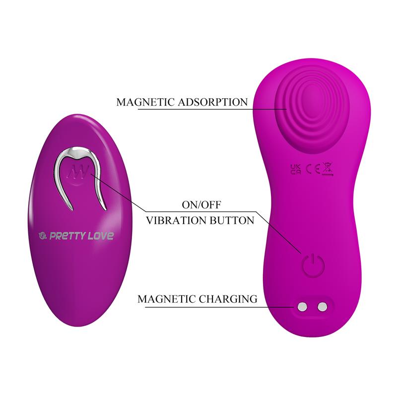 PRETTYLOVE - ROMARIO VIBRADOR PARA BRAGUITA CONTROL REMOTO
