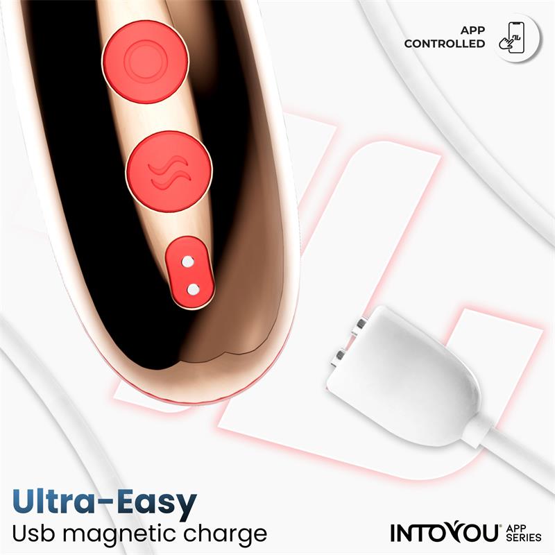 INTOYOU APP SERIES - RONDY ESTIMULADOR CON VIBRACIÓN Y LENGUA CON APP