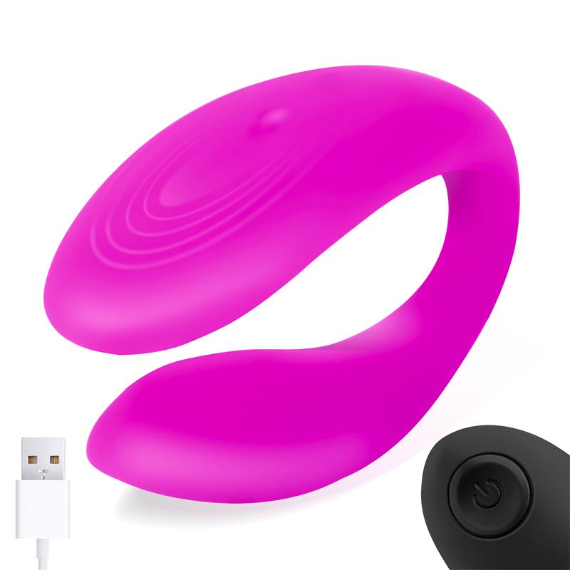 INTOYOU - ROOMIE VIBRADOR PARA PAREJAS SILICONA LÍQUIDA UNIBODY CONTROL REMOTO USB