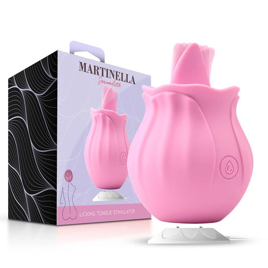 MARTINELLA - ROSA CON LENGUA ESTIMULADORA USB