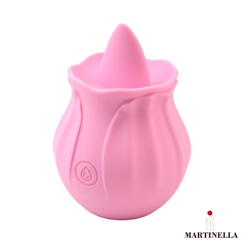 MARTINELLA - ROSA CON LENGUA ESTIMULADORA USB