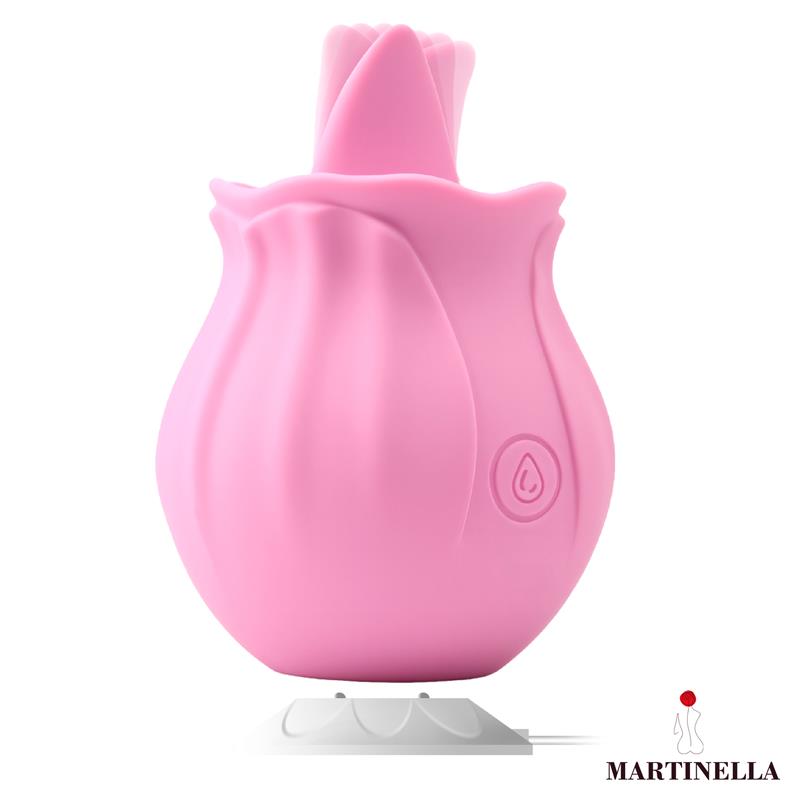 MARTINELLA - ROSA CON LENGUA ESTIMULADORA USB