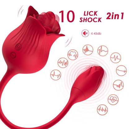 URBAN SKY - ROSA CON LICKING Y HUEVO VIBRADOR USB