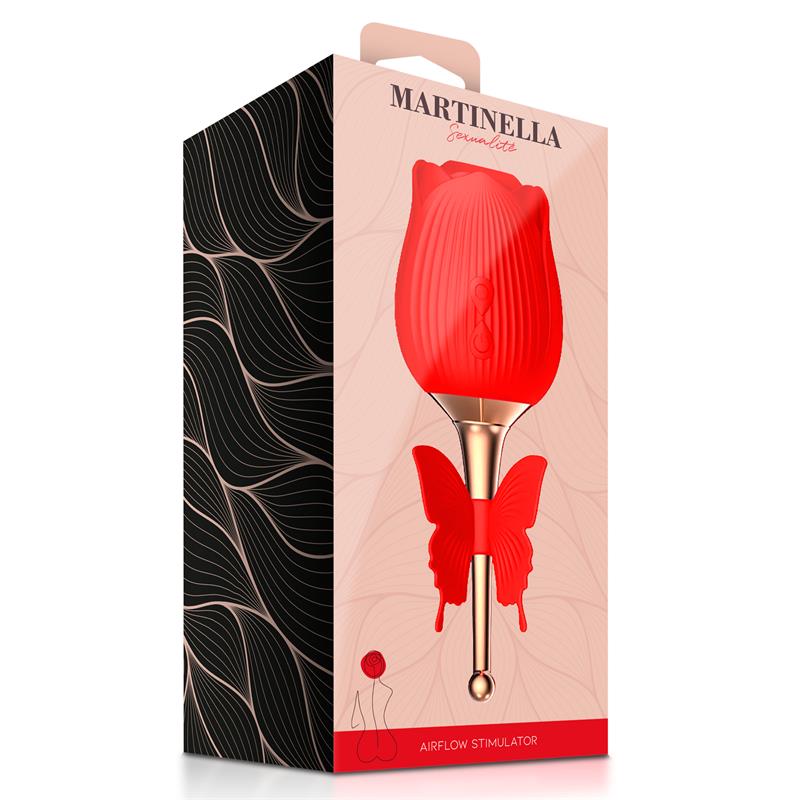 MARTINELLA - ROSA CON SUCCIÓN Y MARIPOSA CON VIBRACIÓN