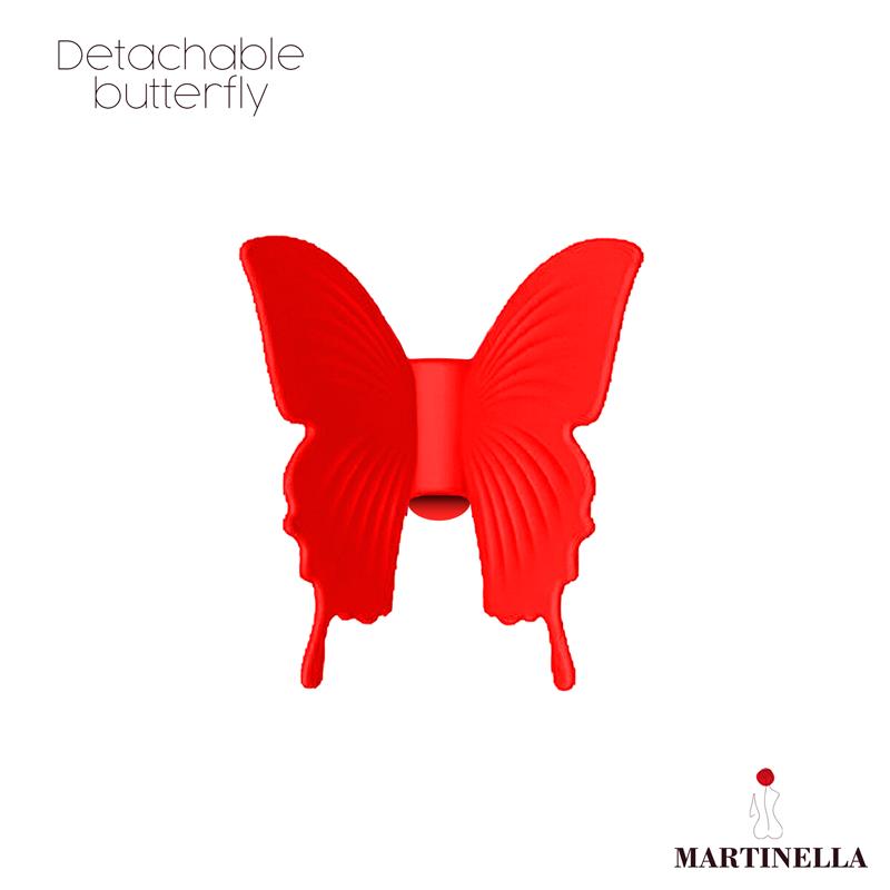 MARTINELLA - ROSA CON SUCCIÓN Y MARIPOSA CON VIBRACIÓN