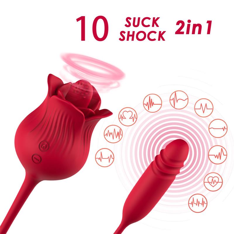 URBAN SKY - ROSA VIBRADORA CON LICKING Y THRUSTING USB