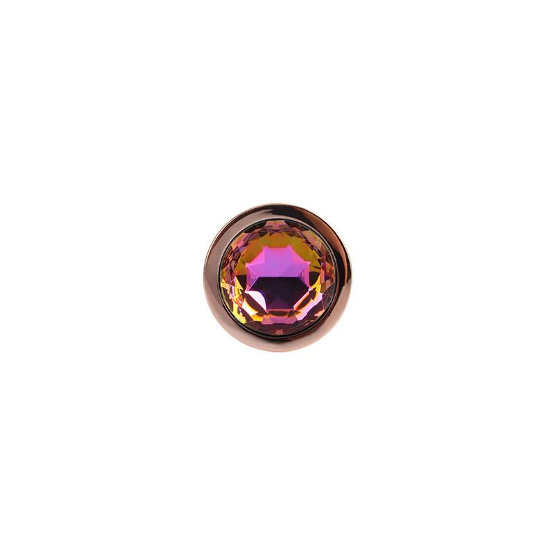 CHISA - ROSE GOLD GEM PLUG ANAL CON JOYA EN LA BASE TALLA M