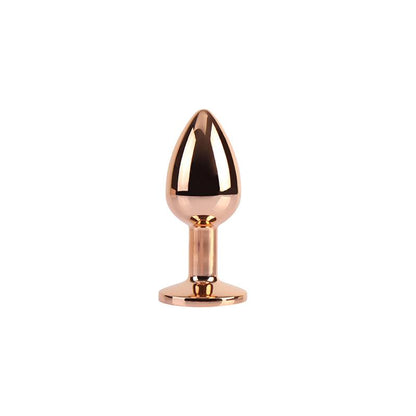 CHISA - ROSE GOLD GEM PLUG ANAL CON JOYA EN LA BASE TALLA S