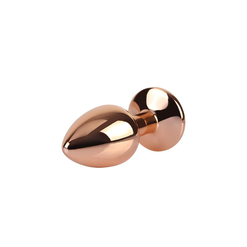 CHISA - ROSE GOLD GEM PLUG ANAL CON JOYA EN LA BASE TALLA S