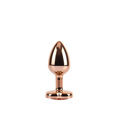 CHISA - ROSE GOLD HEART PLUG ANAL JOYA CORAZON EN LA BASE TALLA S