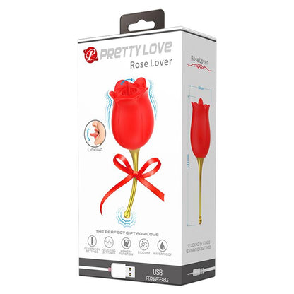 PRETTYLOVE - ROSE LOVER ESTIMULADOR CON VIBRACIÓN Y LICKING