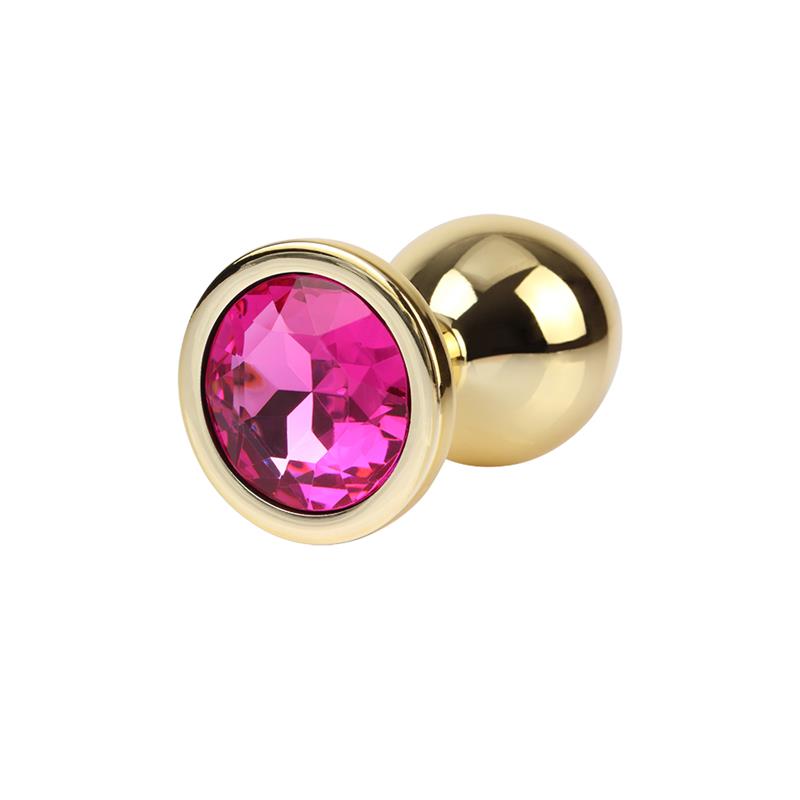 CHISA - ROSY GEM PLUG ANAL DORADO CON JOYA TALLA M