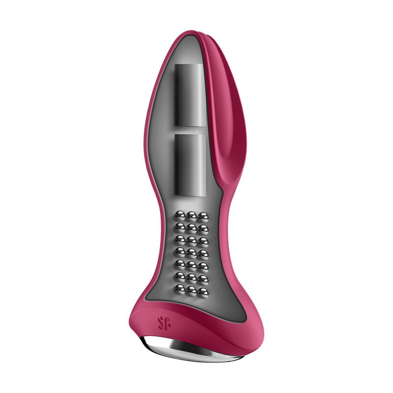 SATISFYER - ROTATOR PLUG 2+ PLUG ANAL CON APP USB FUCHSIA