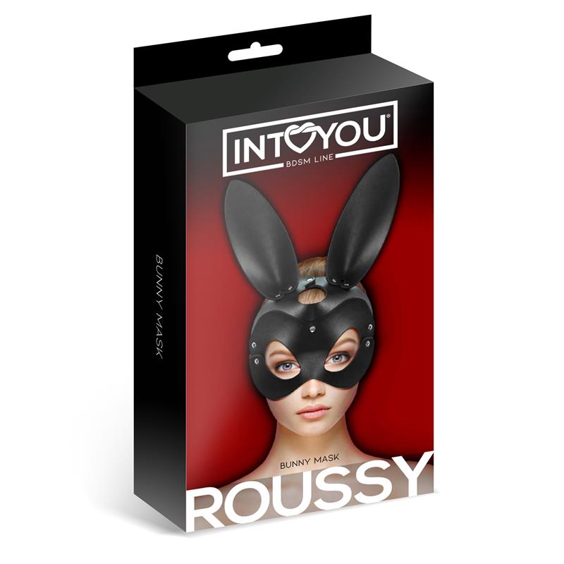 INTOYOU BDSM LINE - ROUSSY MÁSCARA DE CONEJITO AJUSTABLE