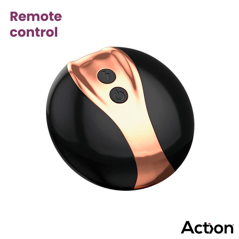 ACTION - ROXER SEX MACHINE CON VIBRACIÓN, THRUSTING, EFECTO CALOR Y CONTROL REMOTO