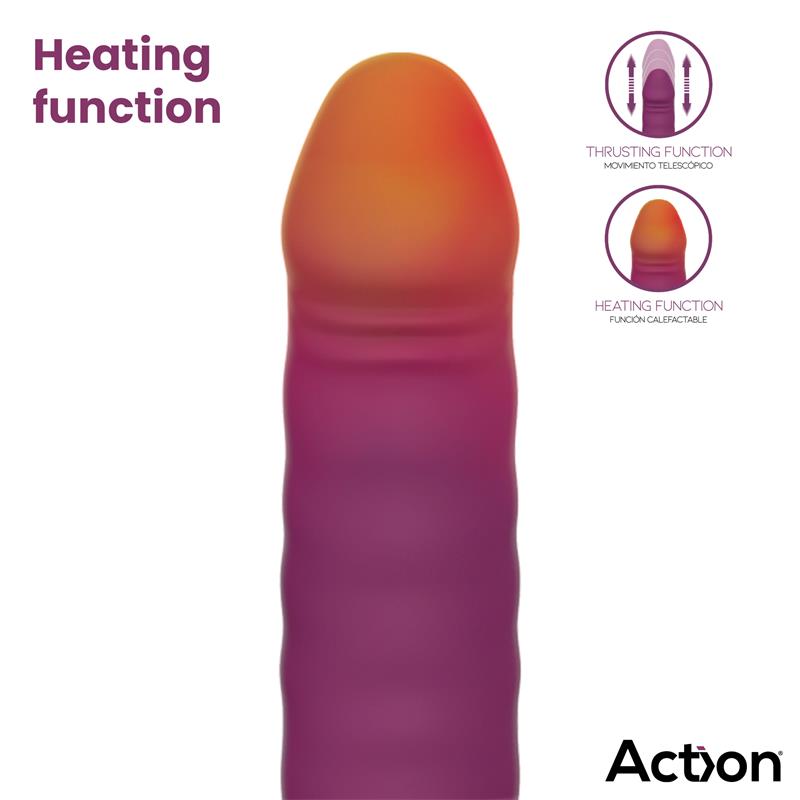 ACTION - ROXER SEX MACHINE CON VIBRACIÓN, THRUSTING, EFECTO CALOR Y CONTROL REMOTO