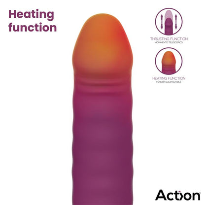 ACTION - ROXER SEX MACHINE CON VIBRACIÓN, THRUSTING, EFECTO CALOR Y CONTROL REMOTO