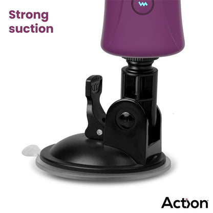 ACTION - ROXER SEX MACHINE CON VIBRACIÓN, THRUSTING, EFECTO CALOR Y CONTROL REMOTO