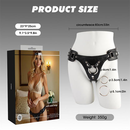 CHISA - ROYAL HARNESS ARNÉS CON 3 AROS INTERCAMBIABLES