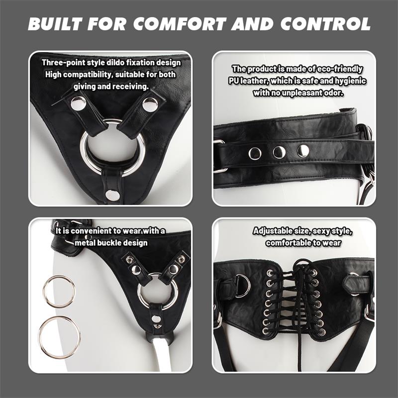 CHISA - ROYAL HARNESS ARNÉS CON 3 AROS INTERCAMBIABLES