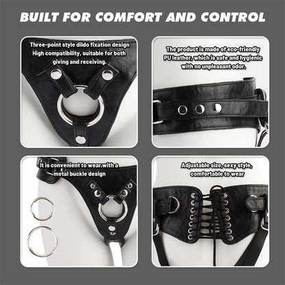 CHISA - ROYAL HARNESS ARNÉS CON 3 AROS INTERCAMBIABLES
