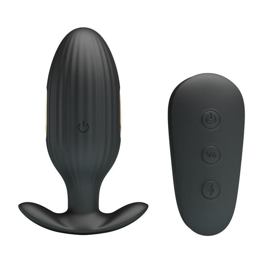 PRETTYLOVE - ROYAL PLEASURE PLUG ANAL CON ELECTRO ESTIMULACIÓN USB