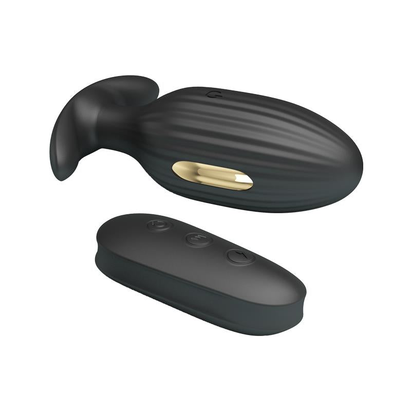PRETTYLOVE - ROYAL PLEASURE PLUG ANAL CON ELECTRO ESTIMULACIÓN USB
