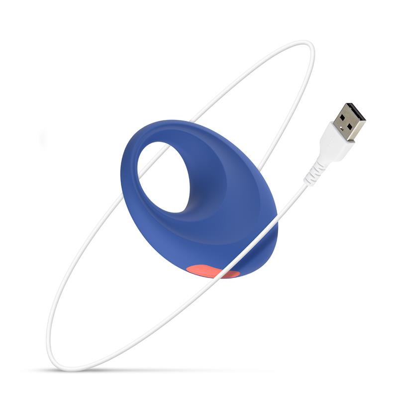 FEELZTOYS - RRING CASUAL DATE ANILLO PARA EL PENE CON VIBRACIÓN USB SILICONA