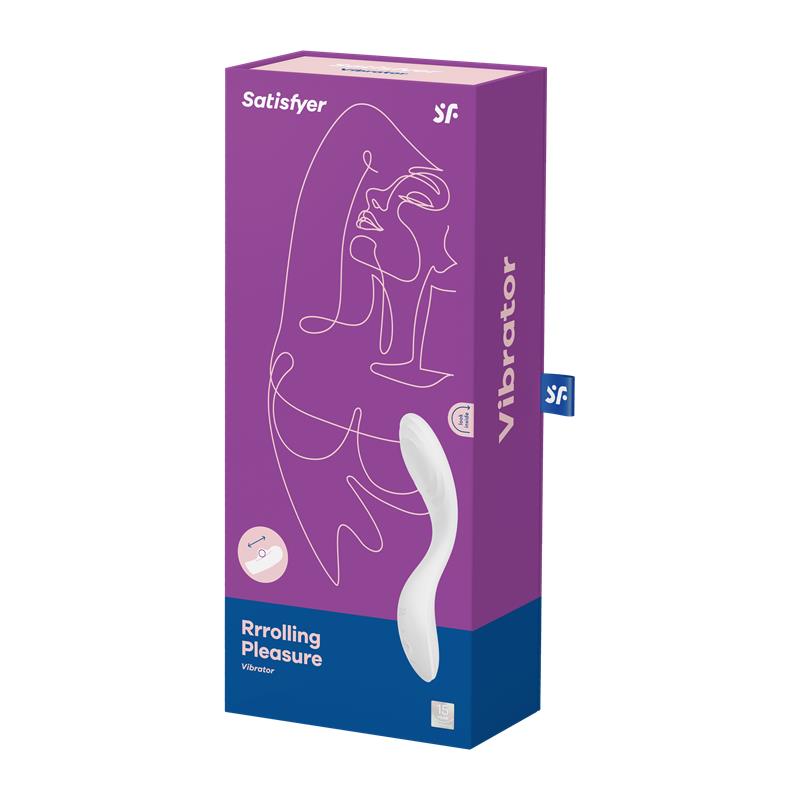 SATISFYER - RRROLLING PLEASURE BLANCO