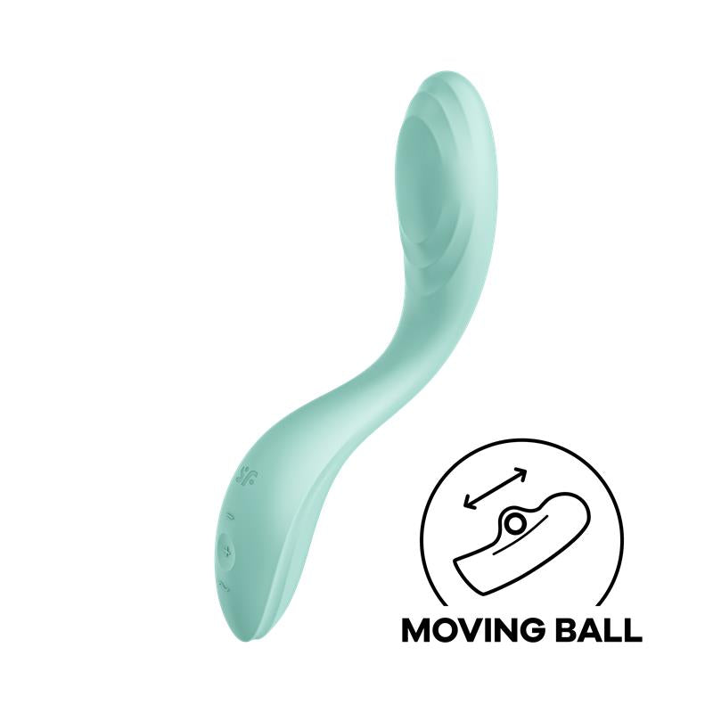 SATISFYER - RRROLLING PLEASURE VIBRADOR PUNTO G VERDE