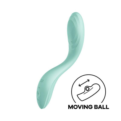 SATISFYER - RRROLLING PLEASURE VIBRADOR PUNTO G VERDE