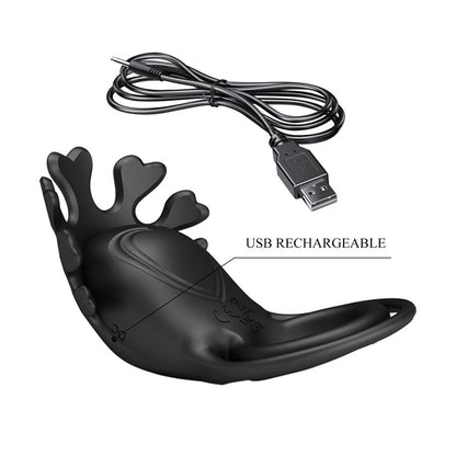 PRETTYLOVE - RUBEN ANILLO PARA EL PENE CON VIBRACIÓN USB