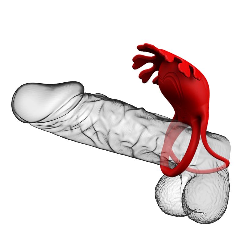 PRETTYLOVE - RUBEN ANILLO PARA EL PENE CON VIBRACIÓN USB