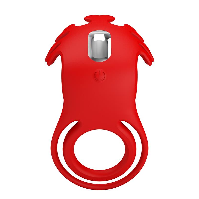 PRETTYLOVE - RUBEN ANILLO PARA EL PENE CON VIBRACIÓN USB