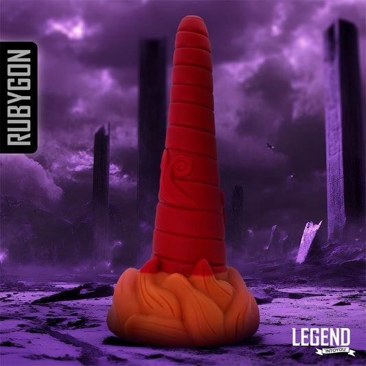 LEGEND - RUBYGON DILDO SILICONA LÍQUIDA 24,5 CM