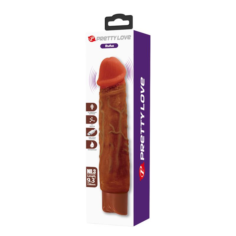 PRETTYLOVE - RUFUS VIBRADOR REALISTA 9.3